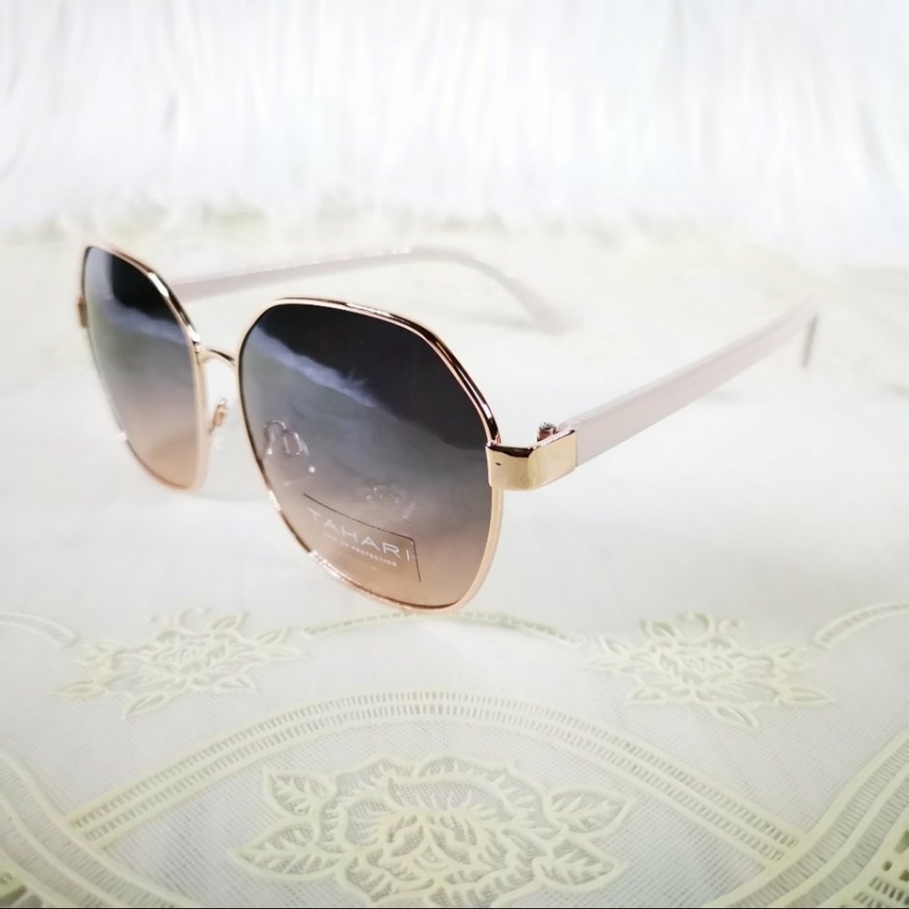 TAHARI oversize Fashion Retro Sunglasses - Picture 3 of 5